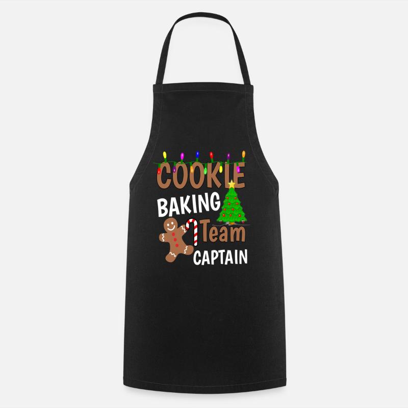 Christmas Cookie Baking Team Captain - Kochschürze - Schwarz