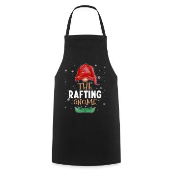 The Rafting Gnome Family Matching Christmas - Cooking Apron - black - Front - AI Model Male 185 dark (185cm)