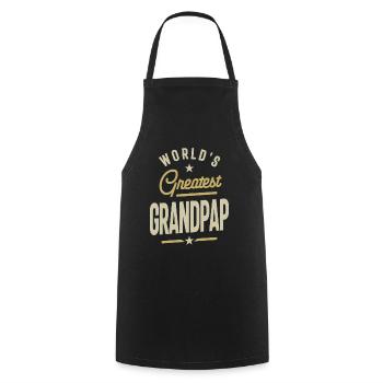 World's Greatest Grandpap - Dad Grandpa - Cooking Apron - black - Front - AI Model Male 185 dark (185cm)