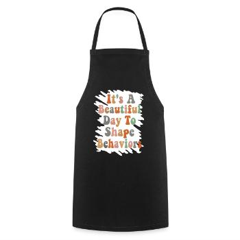 Beautiful Day Behavioral Shape Behaviors - Cooking Apron - black - Front - AI Model Male 185 dark (185cm)