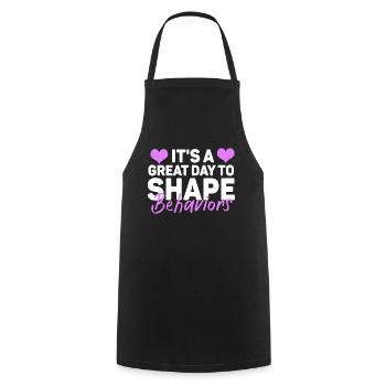 Beautiful Day Behavioral Shape Behaviors - Cooking Apron - black - Front - AI Model Male 185 dark (185cm)