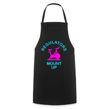 Regulators Mount Up - Cooking Apron - black - Front - AI Model Male 185 dark (185cm)