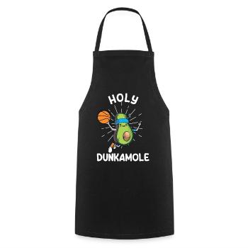 Holy Dunkamole Basketball Streetball Avocat - Tablier de cuisine - noir - Devant - AI Model Male 185 dark (185cm)