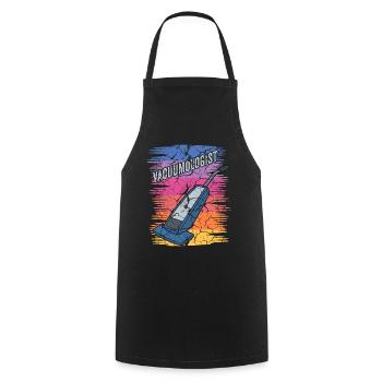 Vacuum Cleaner Vacuumlogist - Cooking Apron - black - Front - AI Model Male 185 dark (185cm)