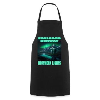 Svalbard Norvège Spitzberg Ours polaire - Tablier de cuisine - noir - Devant - AI Model Male 185 dark (185cm)