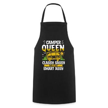 Camper Queen Classy Sassy Et Un peu Smart Assy - Tablier de cuisine - noir - Devant - AI Model Male 185 dark (185cm)