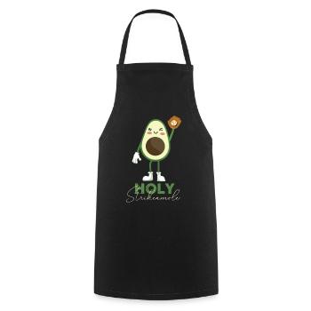 Holy Strikeamole Baseball Softball Avocat - Tablier de cuisine - noir - Devant - AI Model Male 185 dark (185cm)