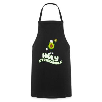 Holy Strikeamole Baseball Softball Avocat - Tablier de cuisine - noir - Devant - AI Model Male 185 dark (185cm)