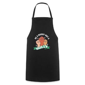 Be A Buddy Not A Bully Anti Bullying - Cooking Apron - black - Front - AI Model Male 185 dark (185cm)