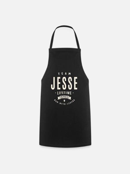 Team Jesse Lebenslanges Mitglied - Kochschürze - Schwarz