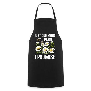 Just One More Plant - Cooking Apron - black - Front - AI Model Male 185 dark (185cm)