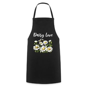 Daisy Love - Cooking Apron - black - Front - AI Model Male 185 dark (185cm)