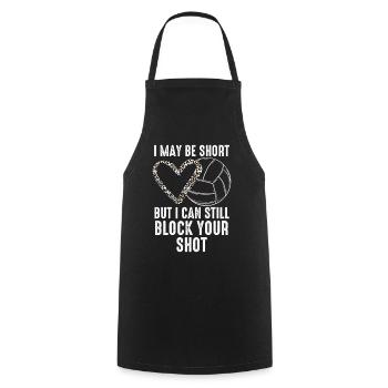 Je peux bloquer votre tir Volleyball de plage - Tablier de cuisine - noir - Devant - AI Model Male 185 dark (185cm)