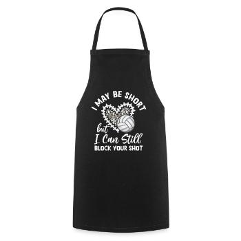 Je peux bloquer votre tir Volleyball de plage - Tablier de cuisine - noir - Devant - AI Model Male 185 dark (185cm)