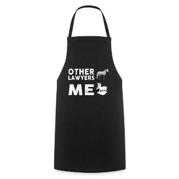 Other Lawyers Me Unicorn Horse - Cooking Apron - black - Front - AI Model Male 185 dark (185cm)