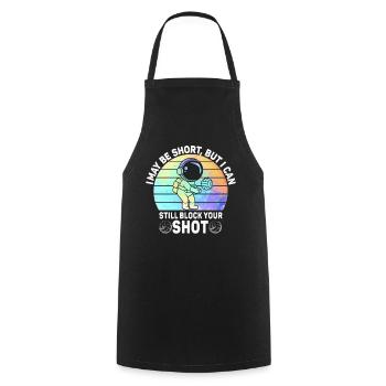 Je peux bloquer votre tir Volleyball de plage - Tablier de cuisine - noir - Devant - AI Model Male 185 dark (185cm)