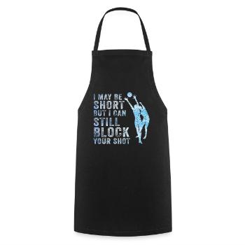 Je peux bloquer votre tir Volleyball de plage - Tablier de cuisine - noir - Devant - AI Model Male 185 dark (185cm)