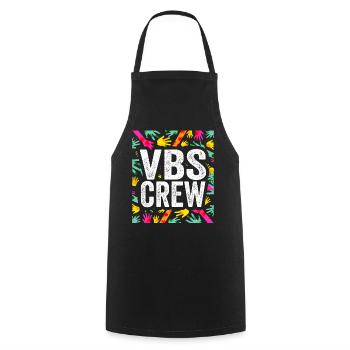 VBS-Besatzung - Kochschürze - Schwarz - Vorne - AI Model Male 185 dark (185cm)
