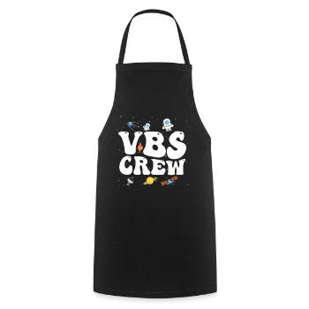 VBS-Besatzung - Kochschürze - Schwarz - Vorne - AI Model Male 185 dark (185cm)