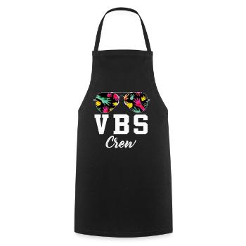 VBS-Besatzung - Kochschürze - Schwarz - Vorne - AI Model Male 185 dark (185cm)