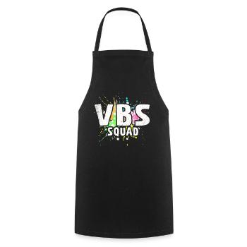 VBS Squad Bibel Shool - Kochschürze - Schwarz - Vorne - AI Model Male 185 dark (185cm)