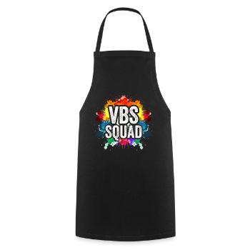 VBS Squad Bibel Shool - Kochschürze - Schwarz - Vorne - AI Model Male 185 dark (185cm)