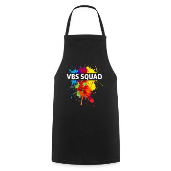 VBS Squad Bibel Shool - Kochschürze - Schwarz - Vorne - AI Model Male 185 dark (185cm)