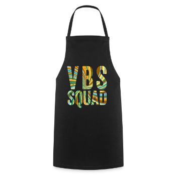 VBS Squad Bibel Shool - Kochschürze - Schwarz - Vorne - AI Model Male 185 dark (185cm)