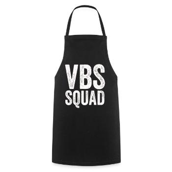 VBS Squad Bibel Shool - Kochschürze - Schwarz - Vorne - AI Model Male 185 dark (185cm)