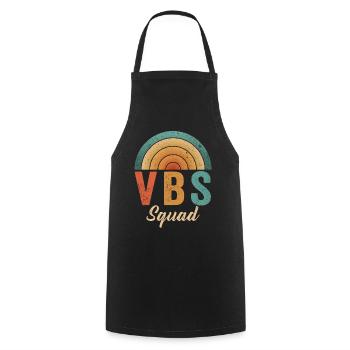 VBS Squad Bibel Shool - Kochschürze - Schwarz - Vorne - AI Model Male 185 dark (185cm)