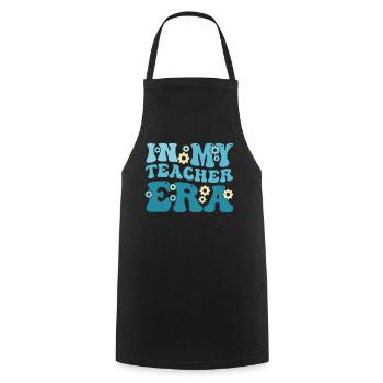 In My Teaching Era Teaching - Cooking Apron - black - Front - AI Model Male 185 dark (185cm)