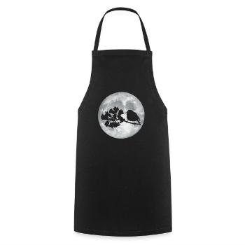 Bird Watching Birder Ornithologist Bird Lover - Cooking Apron - black - Front - AI Model Male 185 dark (185cm)