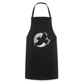 Bird Watching Birder Ornithologist Bird Lover - Cooking Apron - black - Front - AI Model Male 185 dark (185cm)