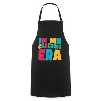 Coach Era Coaching Tees Sports Team Staff - Cooking Apron - black - Front - AI Model Male 185 dark (185cm)
