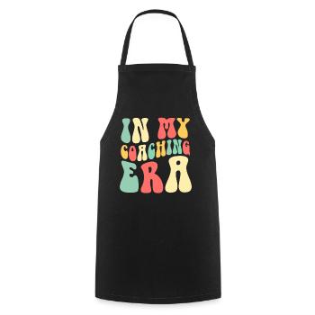 Coach Era Coaching Tees Sports Team Staff - Cooking Apron - black - Front - AI Model Male 185 dark (185cm)