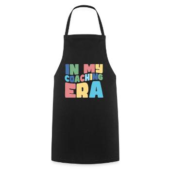Coach Era Coaching Tees Sports Team Staff - Cooking Apron - black - Front - AI Model Male 185 dark (185cm)