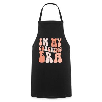 Coach Era Coaching Tees Sports Team Staff - Cooking Apron - black - Front - AI Model Male 185 dark (185cm)