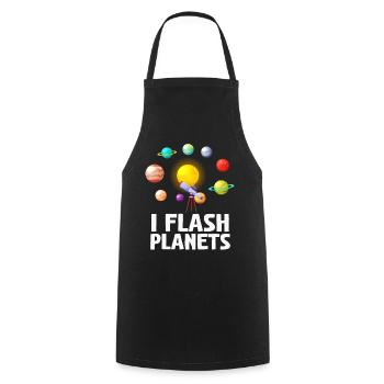 Space Photography Stargazing Telescope Astronomy - Cooking Apron - black - Front - AI Model Male 185 dark (185cm)