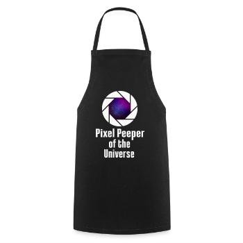 Space Photography Stargazing Telescope Astronomy - Cooking Apron - black - Front - AI Model Male 185 dark (185cm)