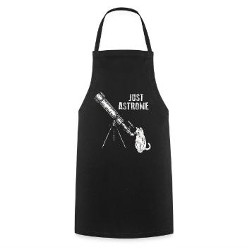Space Photography Stargazing Telescope Astronomy - Cooking Apron - black - Front - AI Model Male 185 dark (185cm)