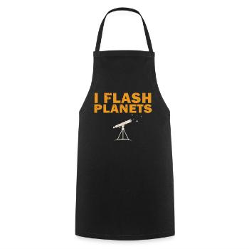 Space Photography Stargazing Telescope Astronomy - Cooking Apron - black - Front - AI Model Male 185 dark (185cm)