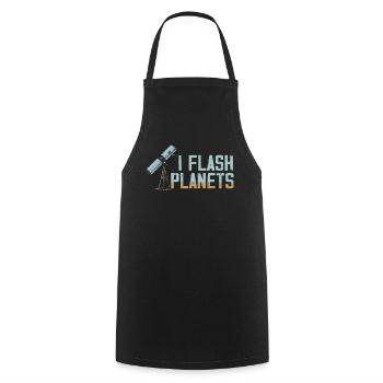Space Photography Stargazing Telescope Astronomy - Cooking Apron - black - Front - AI Model Male 185 dark (185cm)