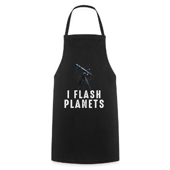 Space Photography Stargazing Telescope Astronomy - Cooking Apron - black - Front - AI Model Male 185 dark (185cm)