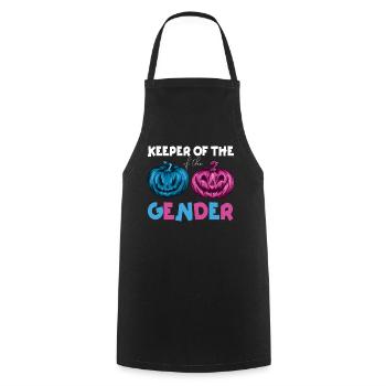 Keeper Of The Gender - Cooking Apron - black - Front - AI Model Male 185 dark (185cm)