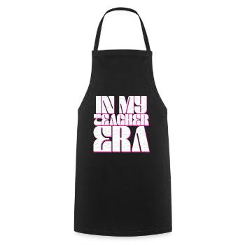 In My Teaching Era Teaching - Cooking Apron - black - Front - AI Model Male 185 dark (185cm)