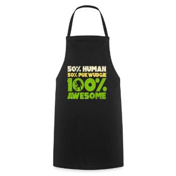 Pukwudgie Cryptid Folklore Myths - Cooking Apron - black - Front - AI Model Male 185 dark (185cm)