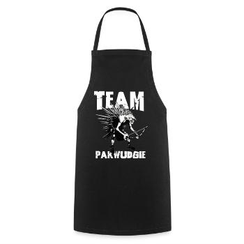 Pukwudgie Cryptid Folklore Myths - Cooking Apron - black - Front - AI Model Male 185 dark (185cm)