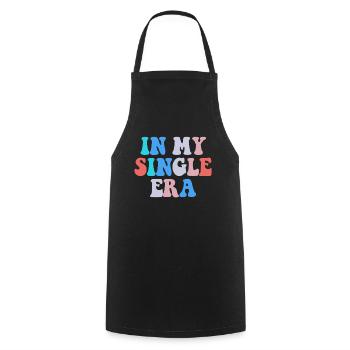 Funny Single Love Humor: The Perfect - Cooking Apron - black - Front - AI Model Male 185 dark (185cm)