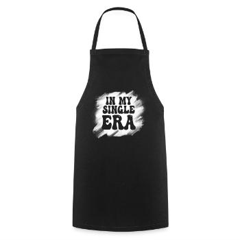 Funny Single Love Humor: The Perfect - Cooking Apron - black - Front - AI Model Male 185 dark (185cm)