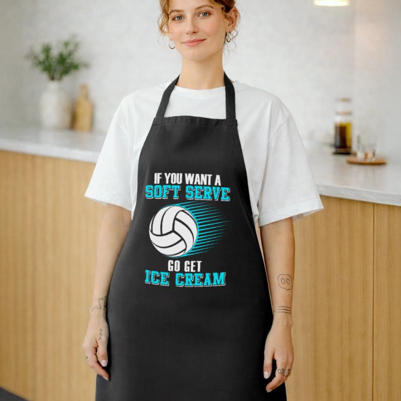 Wenn Sie eine Softportion wollen, besorgen Sie sich Eis Kochschürze